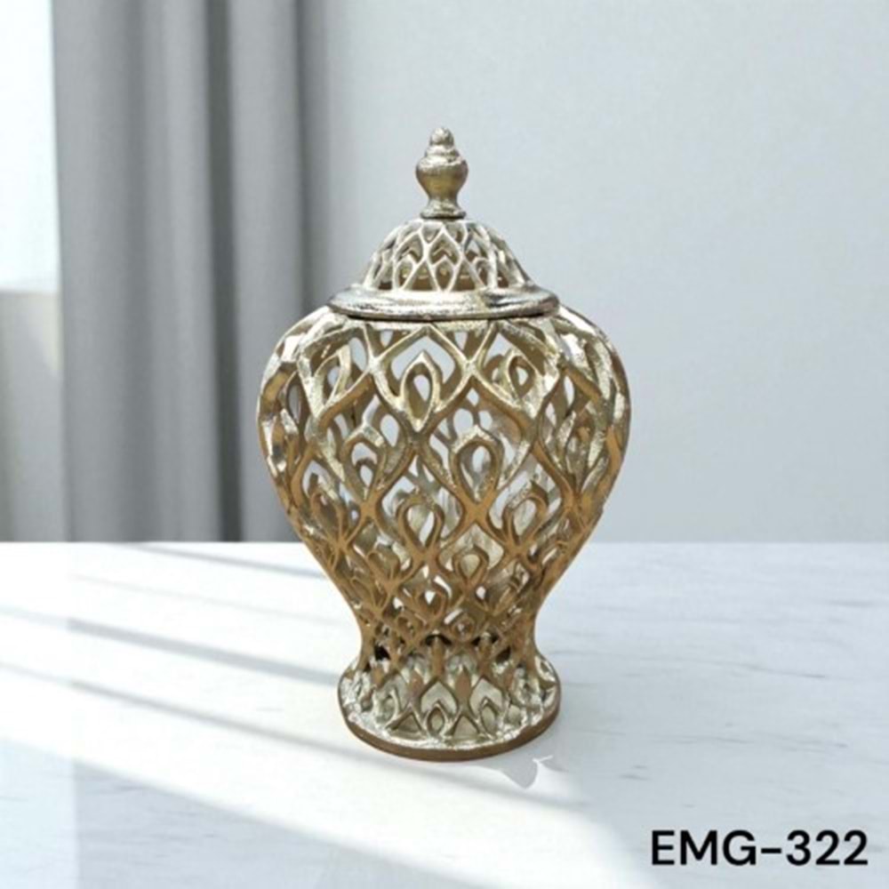 EMG.322.AL -DEKOR ORTA KÜP GOLD -EMG