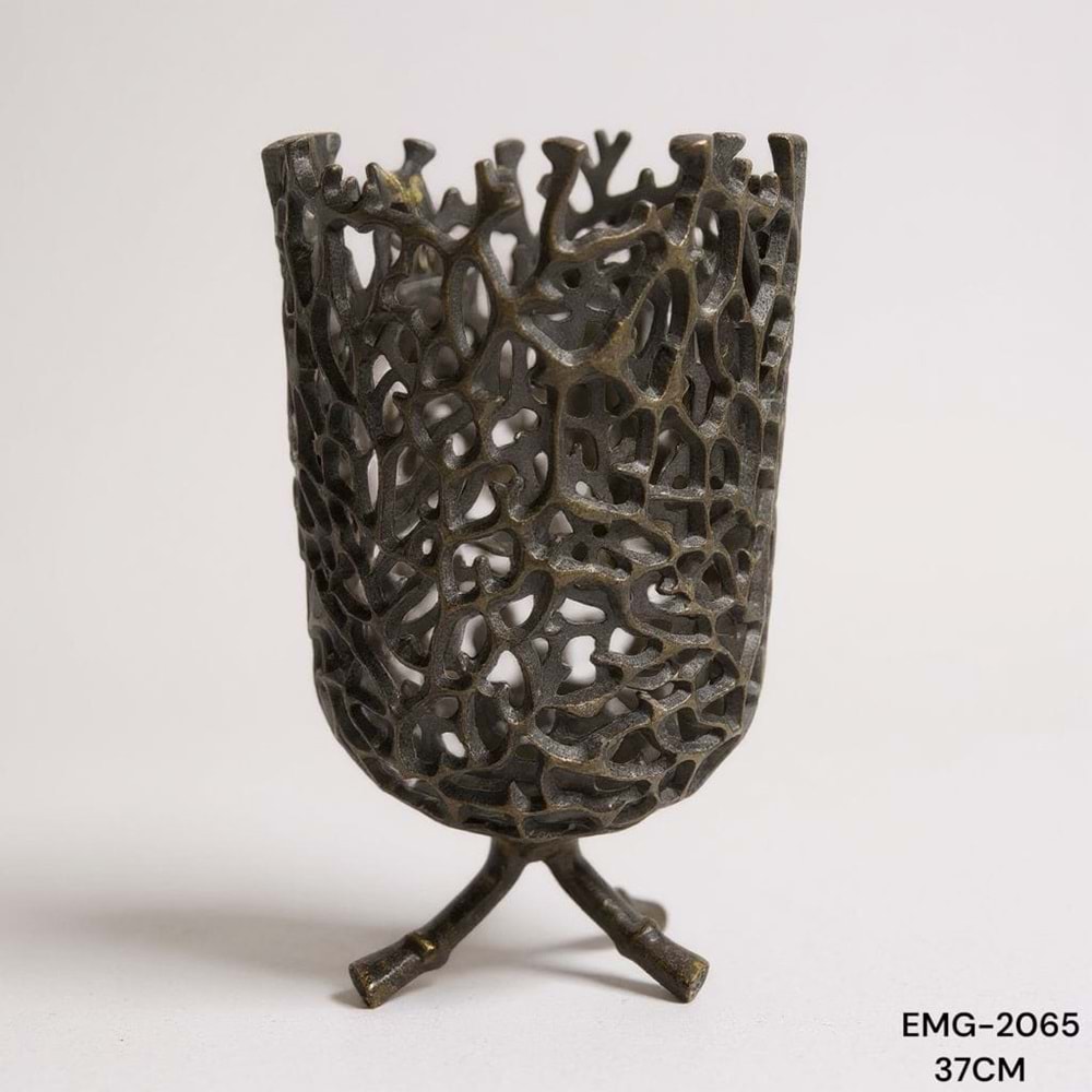 EMG.2065.E -DEKOR VAZO TEKLİ AYAKLI ESKT -EMG
