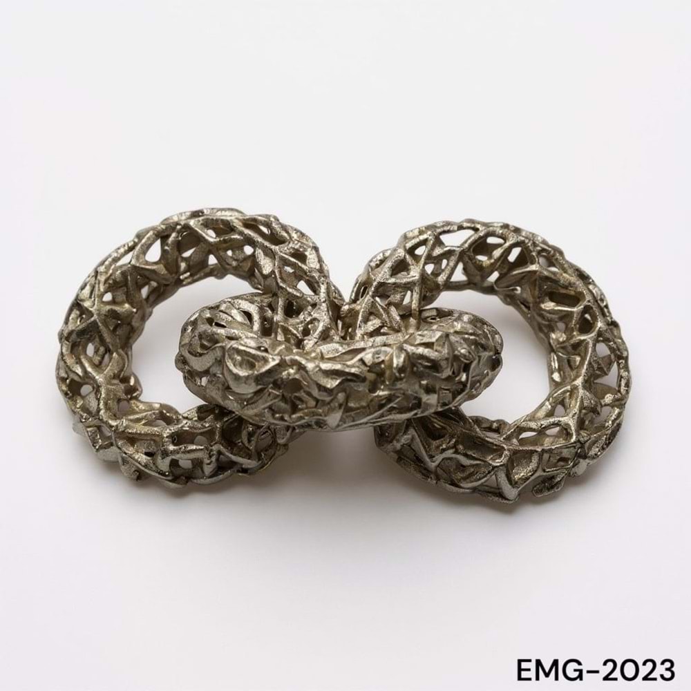 EMG.2023.A -DEKOR OBJE 3LÜ HALKA GOLD -EMG