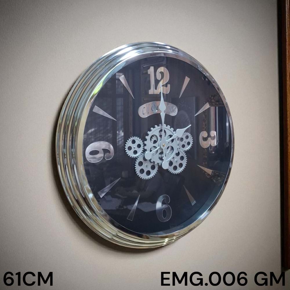EMG.006.GM -DUVAR SAAT 60CM GMŞ. -EMG