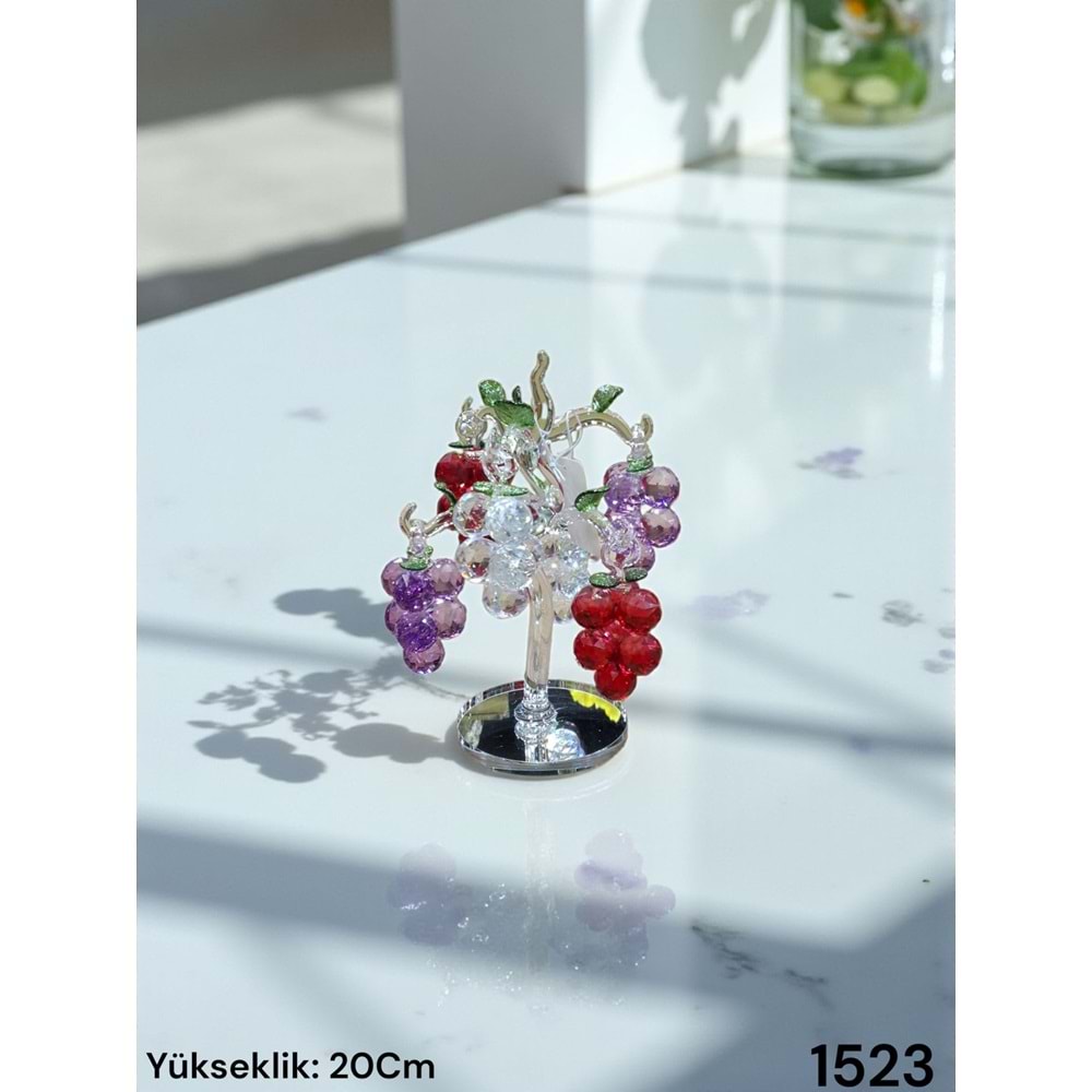 1523-KRİSTAL ÜZÜM AĞACI RENKLİ -FURKAN