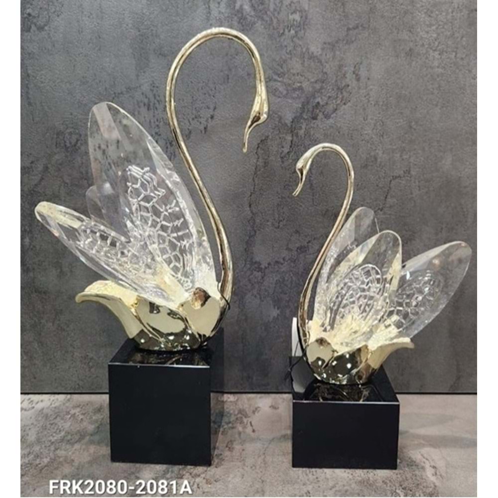 2081.A -KRİSTAL KUĞU BYK. GOLD -FURKAN