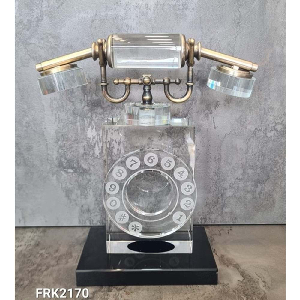 2170-DEKOR.KRİSTAL TELEFON -FURKAN
