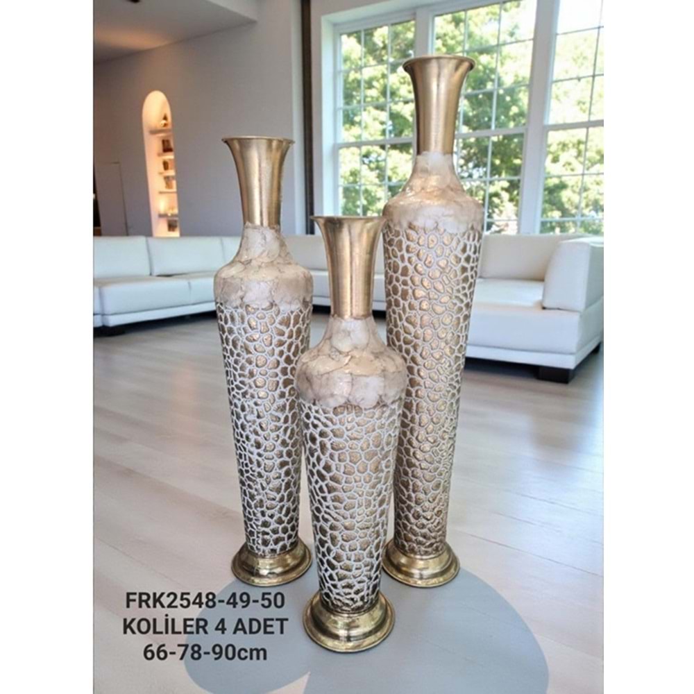 2548 -SEDEF DEKOR VAZO KÇK -FURKAN