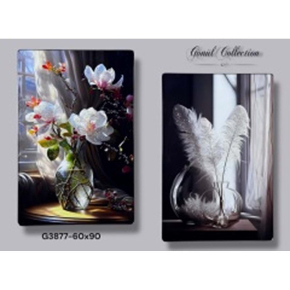 3877-RESİMLİ TABLO 60X90 -GÖNÜL