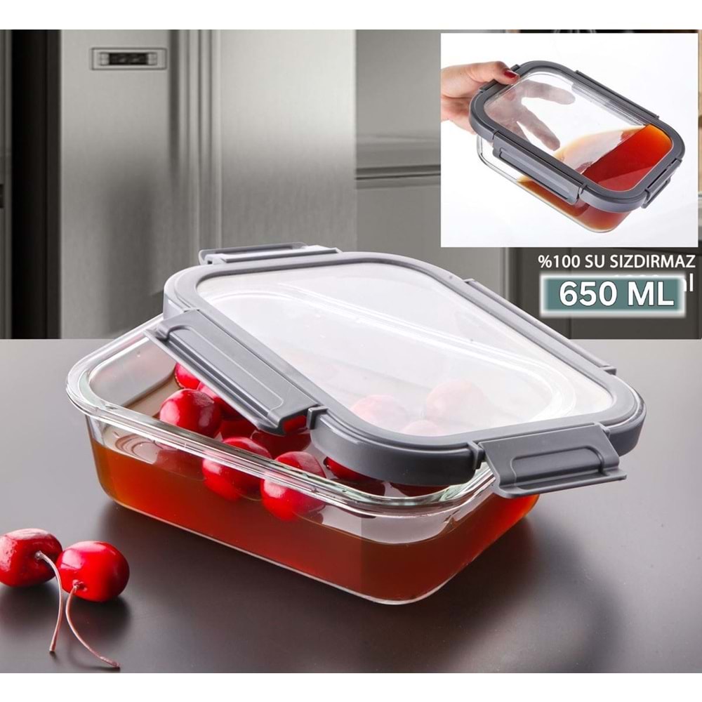 3363-CAM SAKLAMA KABI 650ML -GÖNÜL