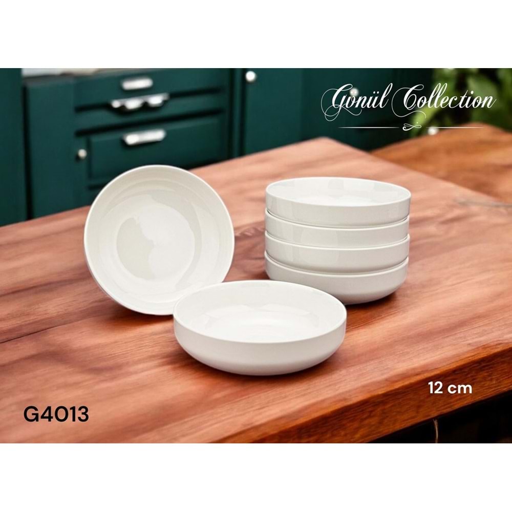 4013-PORS.KASE 6 LI YUVAR SADE 12 CM -GÖNÜL