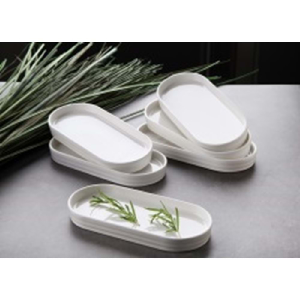 3490-PORS.OVAL KAYIK TABAK 6 LI 20CM -GÖNÜL