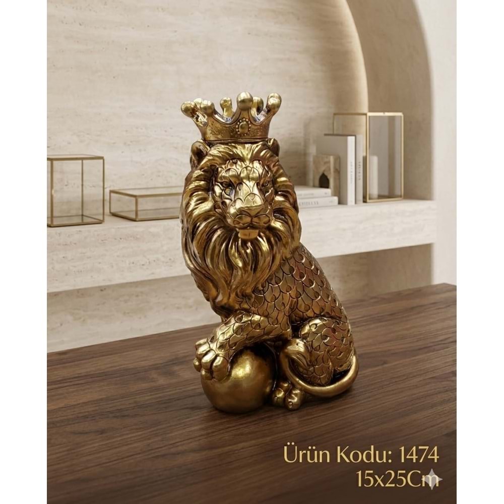 1474.SA -BİBLO ASLAN TOPLU SARI -İNCİ