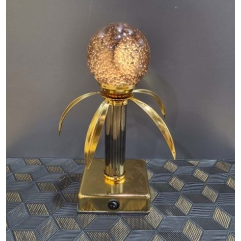 UM.16.GF-IŞIKLI KÜRE BYK GOLD FÜME -İNCİ