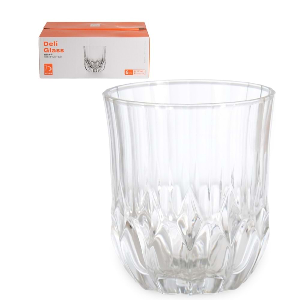 TY4315.2 -CAM SU BARDAK 6LI 315ML -İPEK