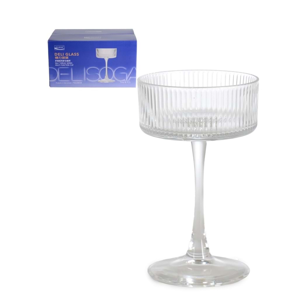 0724 DSJ -CAM KADEH 6LI 245ML -İPEK