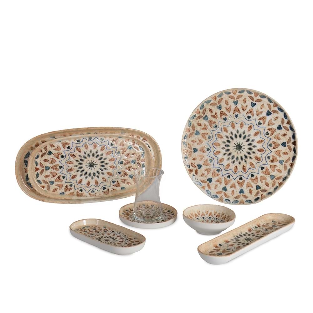 1381 -KAHVALTI TK.YUVR.DESENLİ MORIA -İPEK