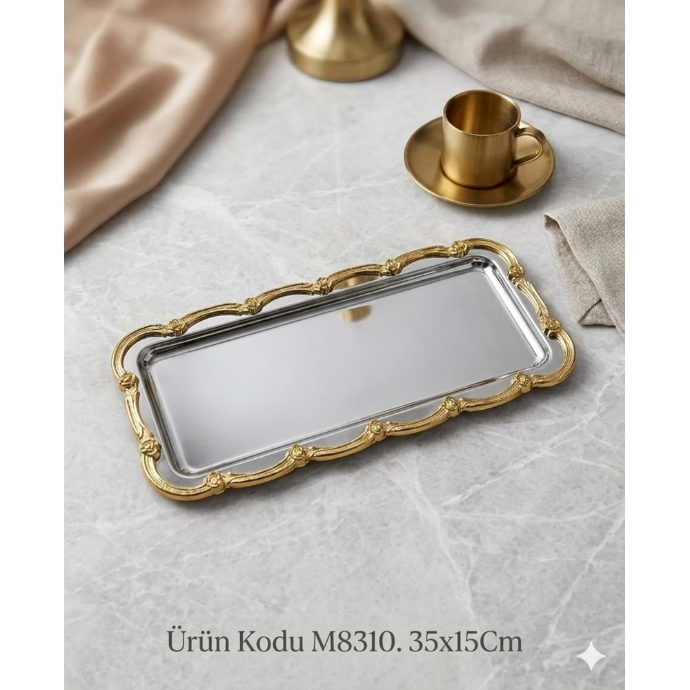T8310 -SUNUM DAR BATON GMŞ.(GOLD) GÜLHANE -MANOR