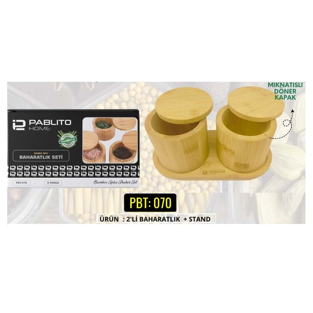 PBT.070-BAMBU BAHARATLİK 2 Lİ -PABLİTO