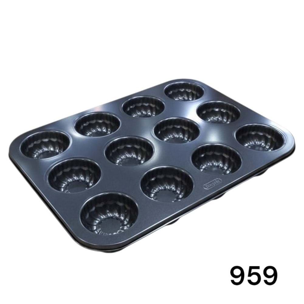 PBT.959-MUFİN KALIBI 12 Lİ -PABLİTO