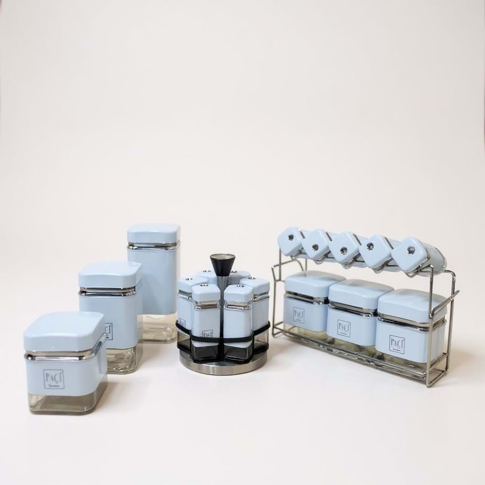 BAHARAT 17 PRÇ MTL/CAM KARE BEYAZ.GM-PAÇİ