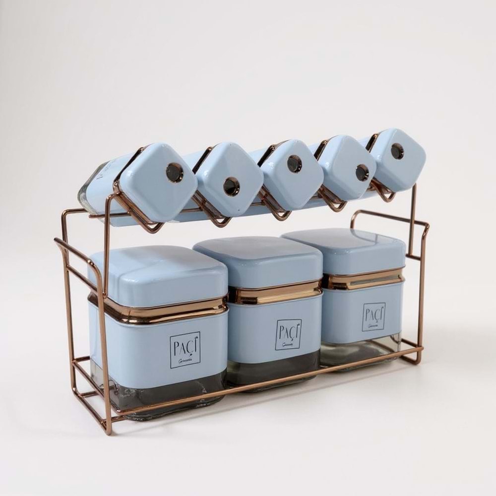 401036-BAHARAT 8Lİ MTL/CAM KARE BY.SA-PAÇİ