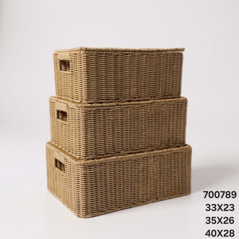 700789-HASIR ORGANİZER 3 LÜ KAPAKLI -PAÇİ