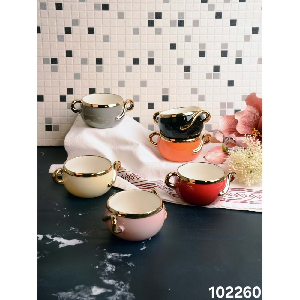 102260-PORS.KASE 6 LI RENKLİ SOLYA -PAÇİ