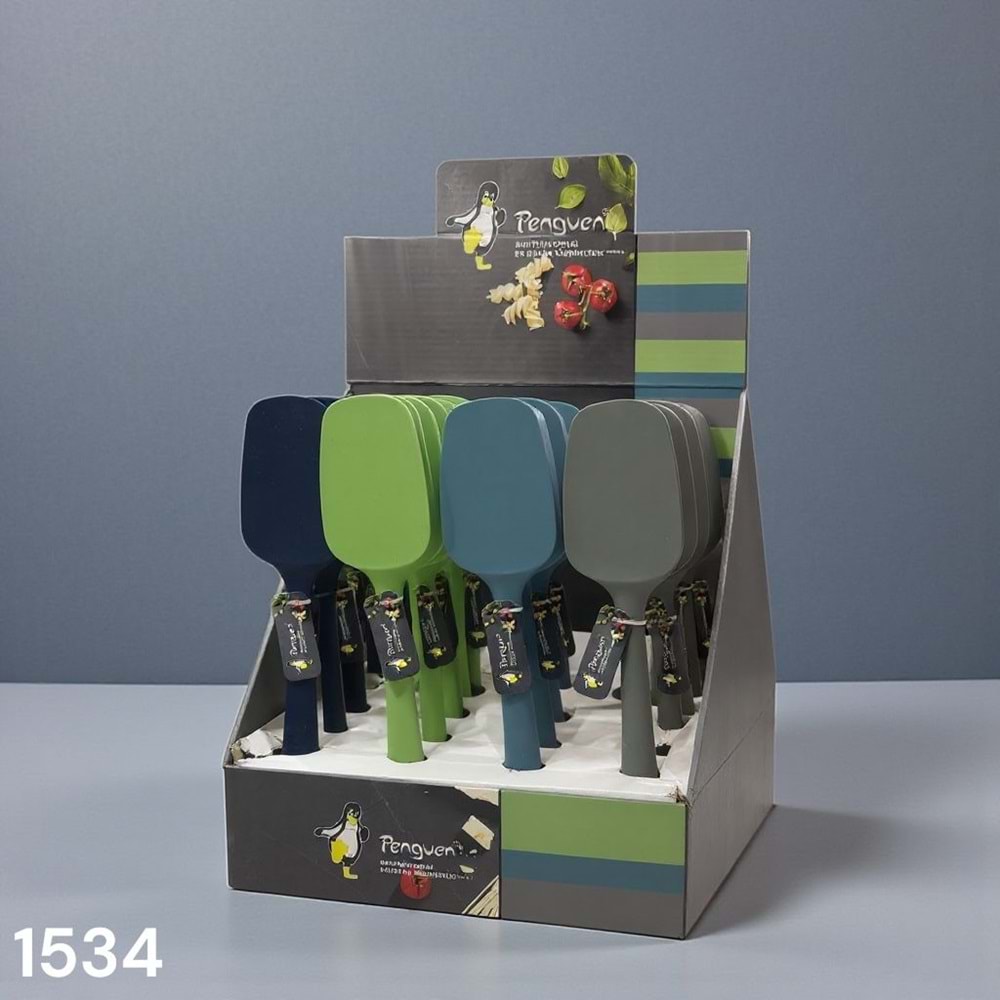 1534 -SİLİKON KAŞIK -PENGUEN