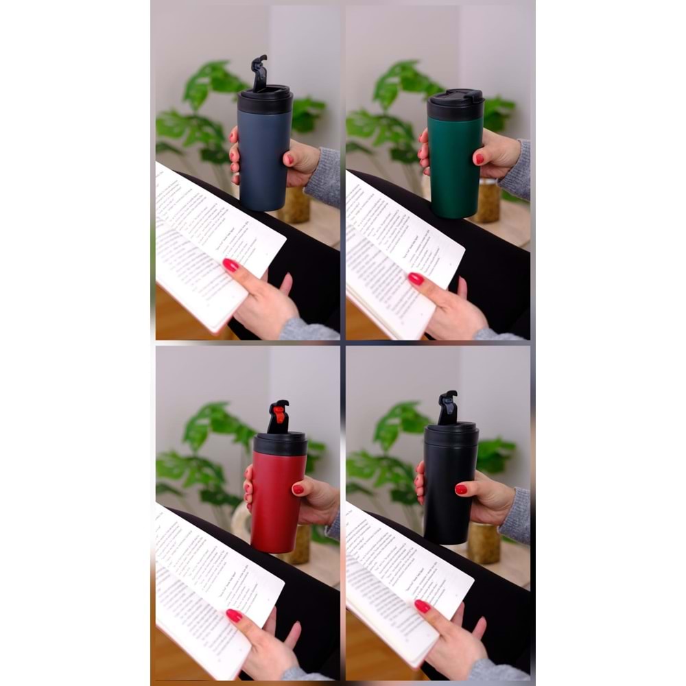 1162-TERMOS KAHVE KUPA 380ML -PENGUEN