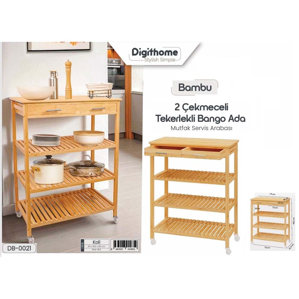 DB.021 -AHŞAP SERVİS ARABASI -ŞAMLI