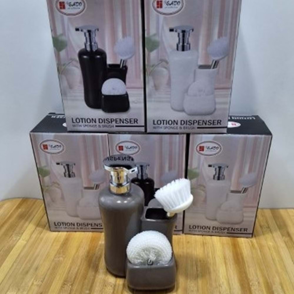 22901-SIVI SABUNLUK FIRÇALI GRİ -SADO