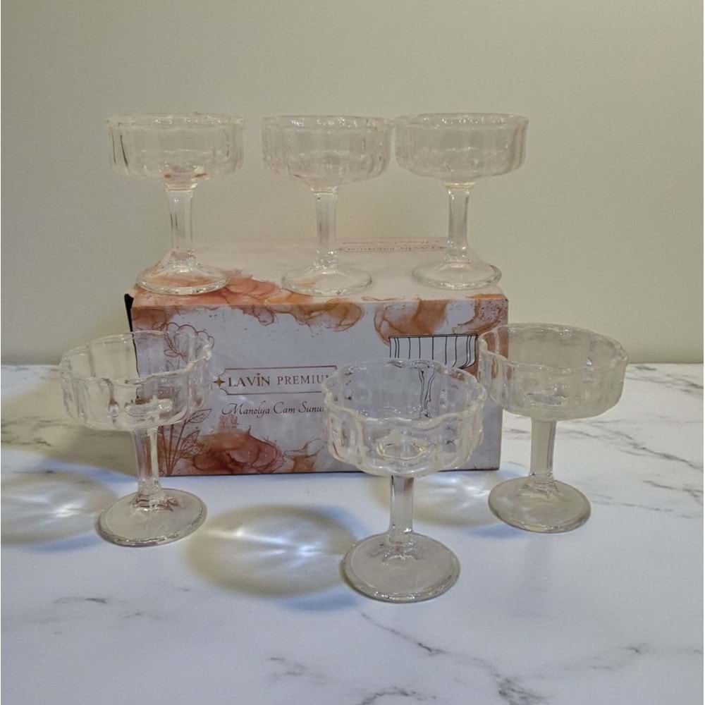 41980-CAM SUNUMLUK 6 LI MANOLYA- LAVİN