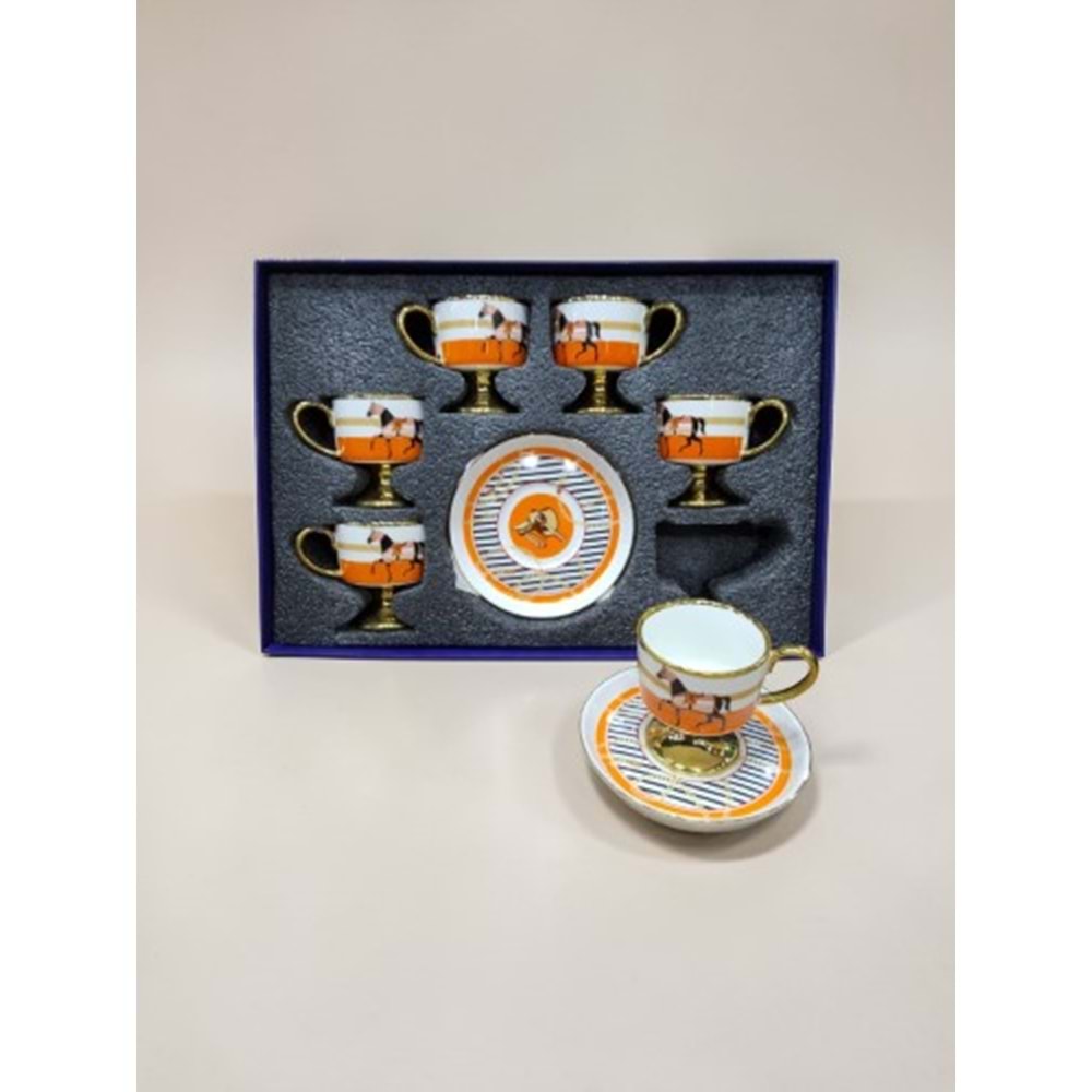 SP9007 -KAHVE FİNCAN TK.AYAKLI AT -SANTRAL