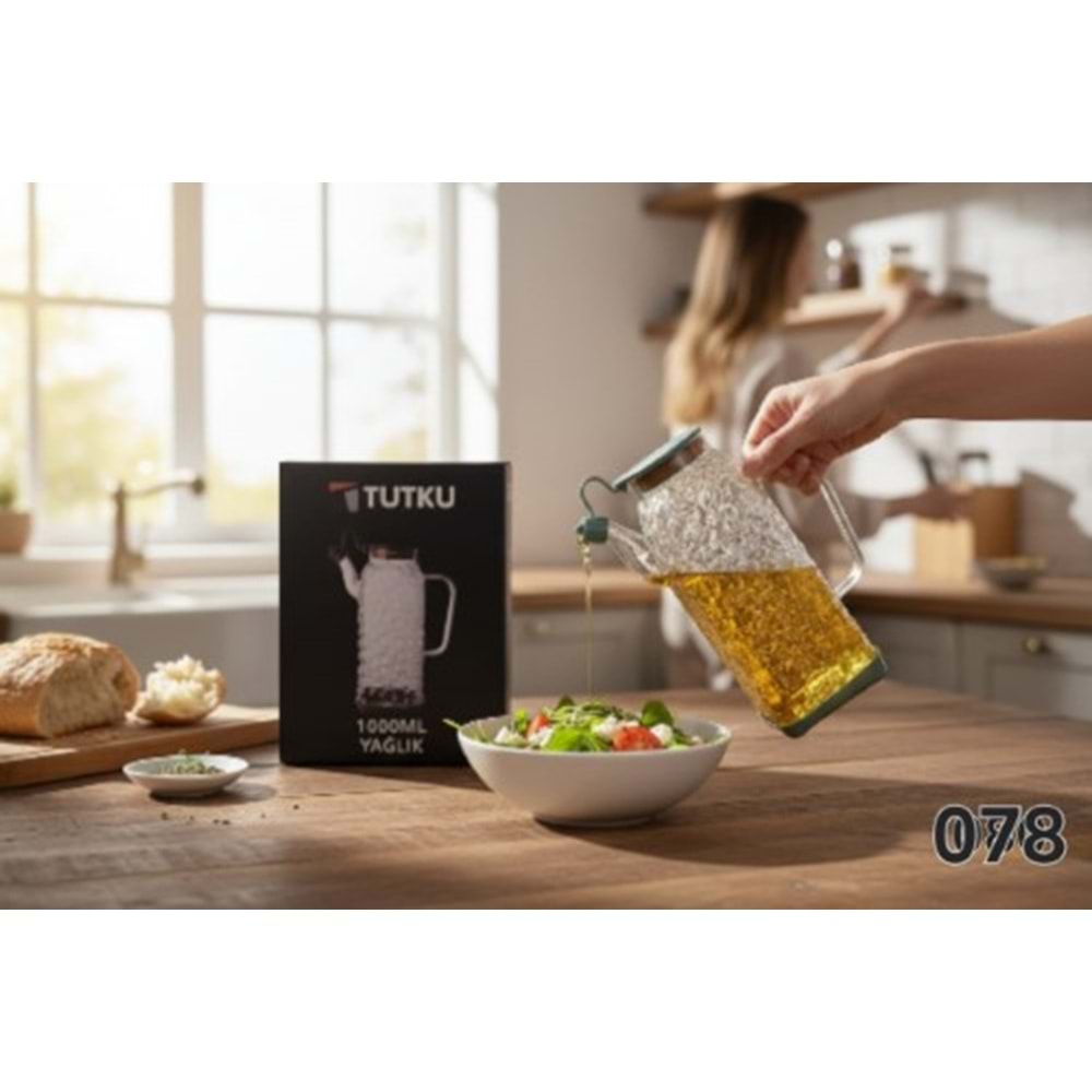 KT.078-CAM YAĞLIK PLS.KPK.RENKLİ 1000ML -TUTKU