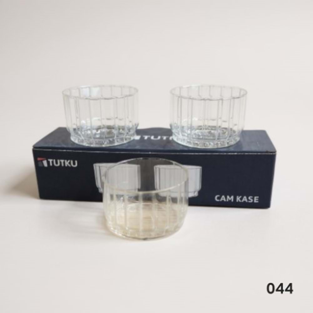 KT.044-CAM KASE 3LÜ BOROSİLKAT -TUTKU