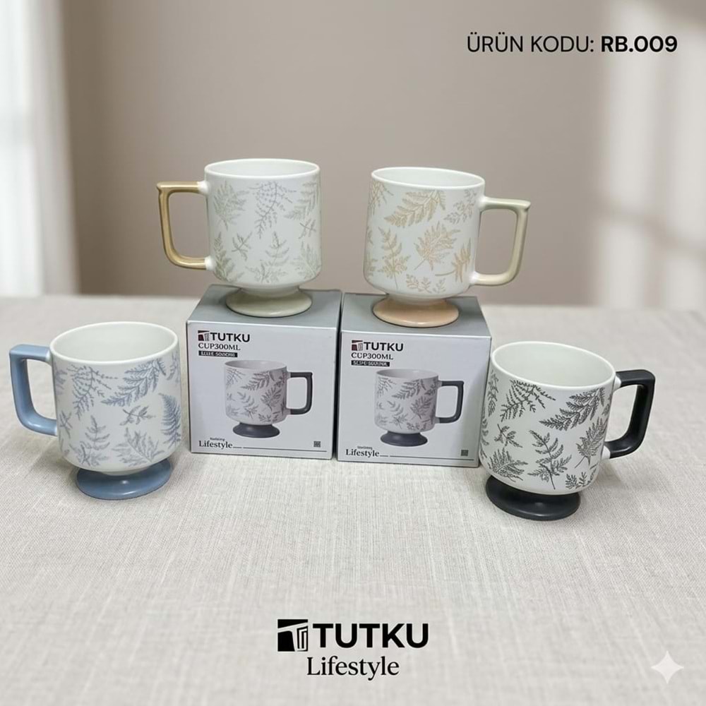 RB.009 -KUPA PORS.AYAKLI 300ML-TUTKU