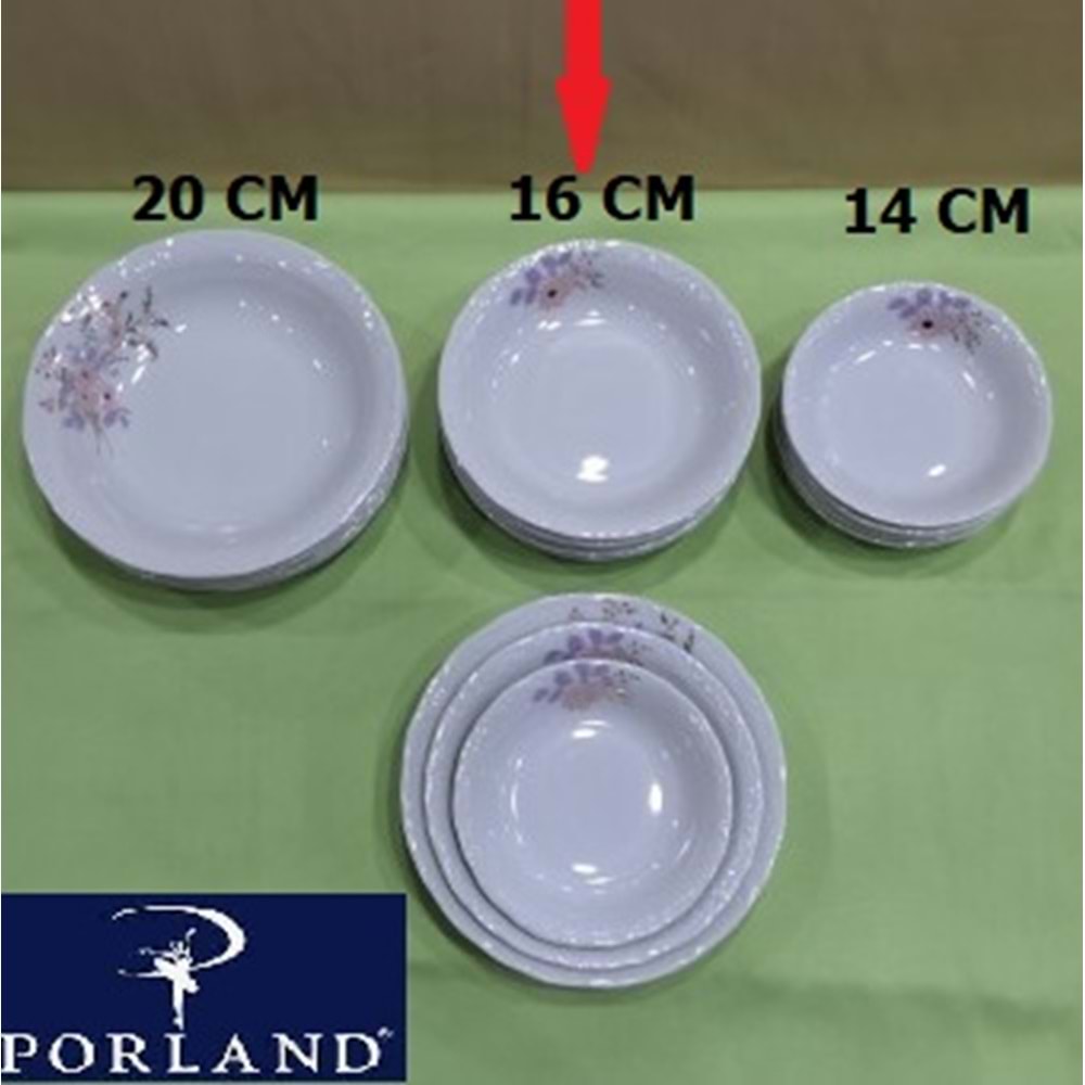 PORS.YEMEK TB.KÇK.MELODİ 16CM -PORLAND