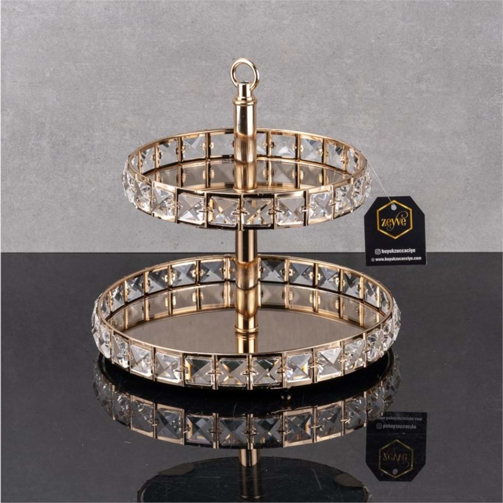 CX218.A-SUNUMLUK 2 KATLI YUVR. GOLD -ZEYVE