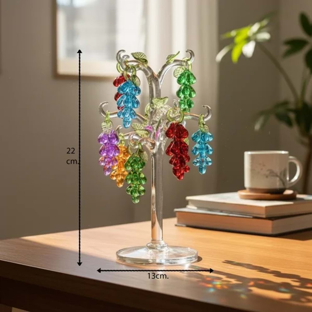 KR004 -KRİSTAL ÜZÜM AĞACI KARIŞIK -ZEYVE