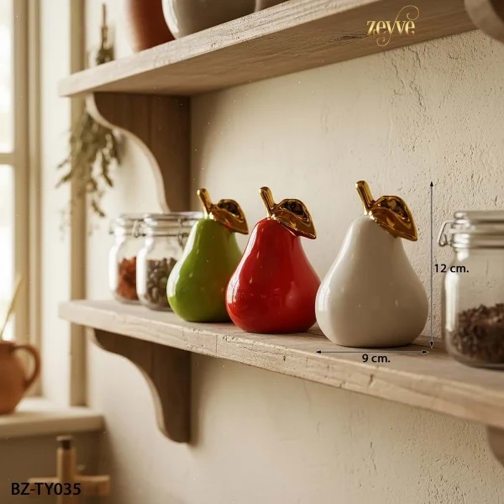 TY.035 -ARMUT BYK. RENKLİ SERAMİK -ZEYVE