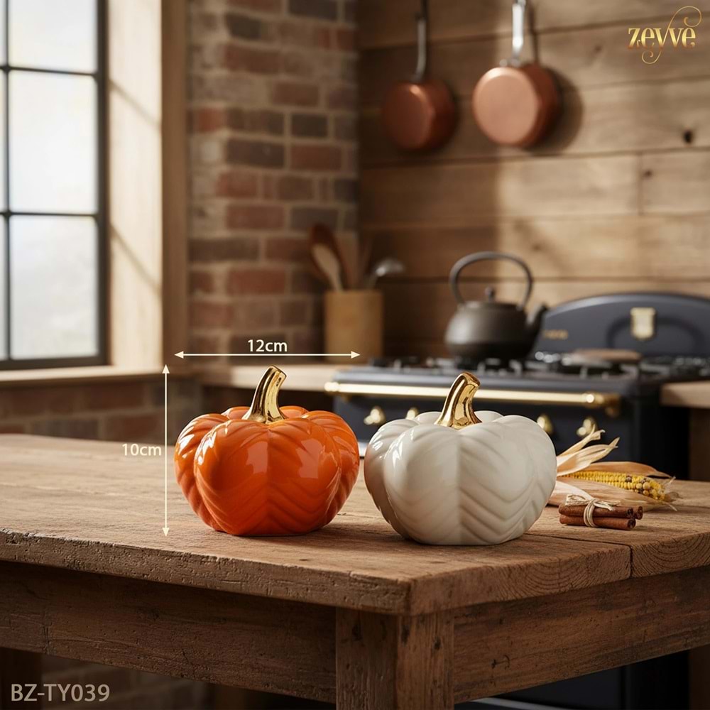 TY.039 -KABAK BYK. RENKLİ SERAMİK -ZEYVE