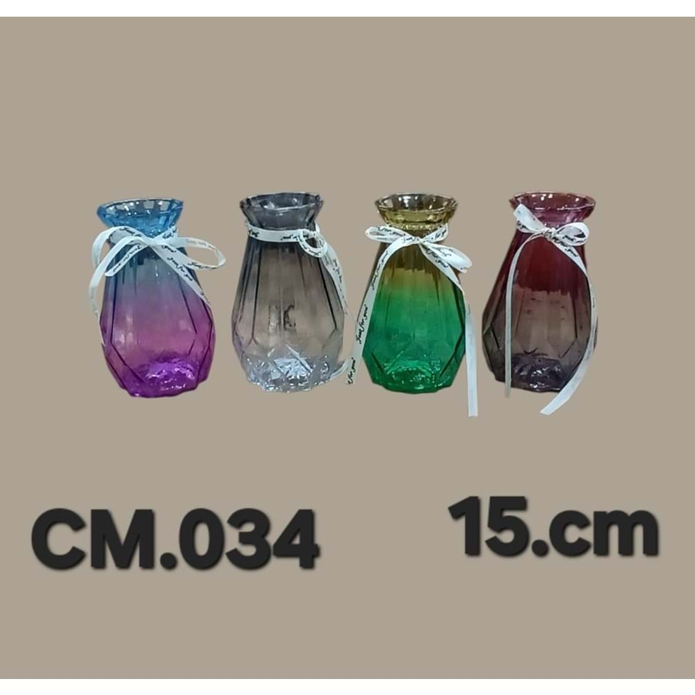 CM034 -CAM VAZO RENKLİ KÇK -ZEYVE