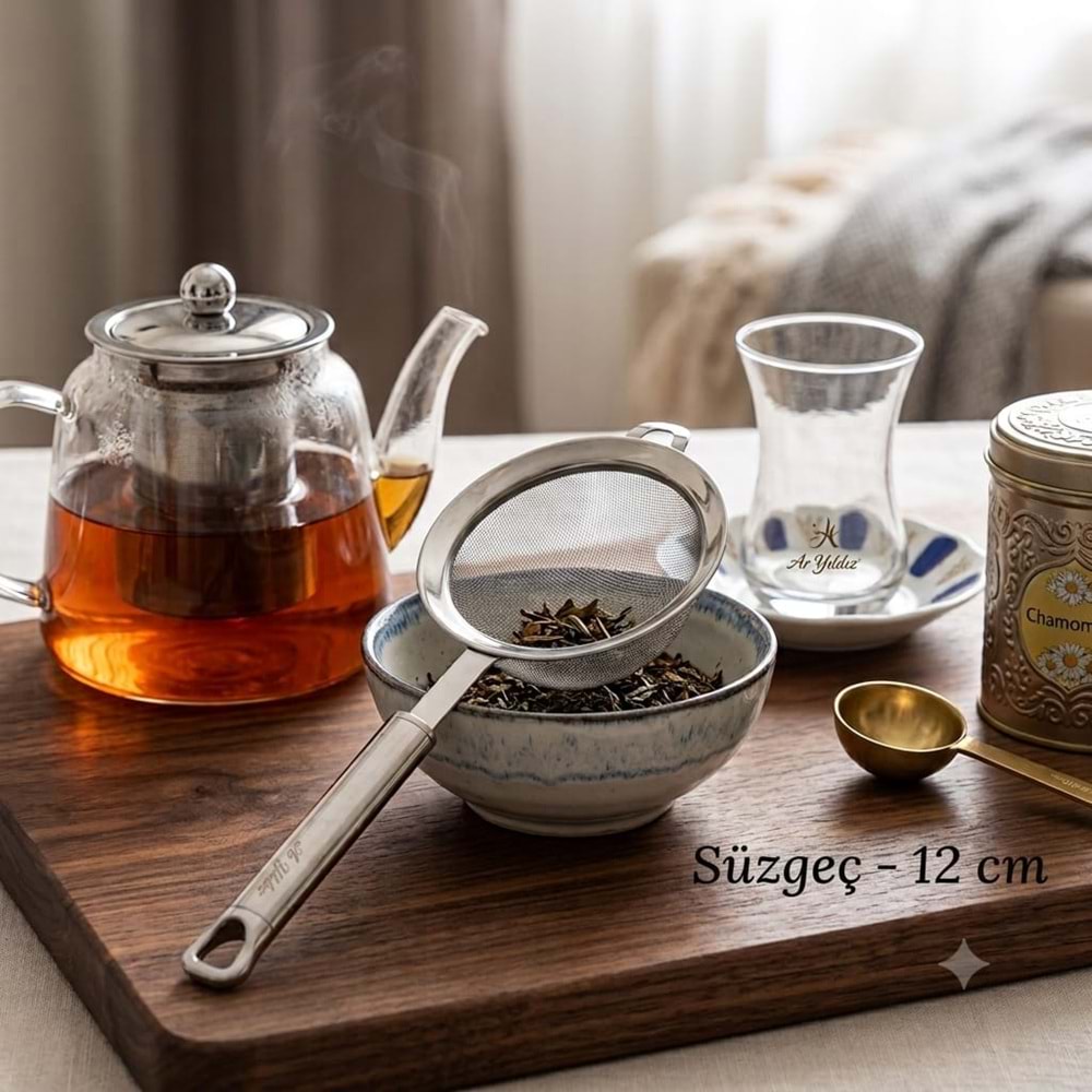 SÜZGEÇ TEK SAPLI NO.2 12CM PROTOLS -ARYILDIZ