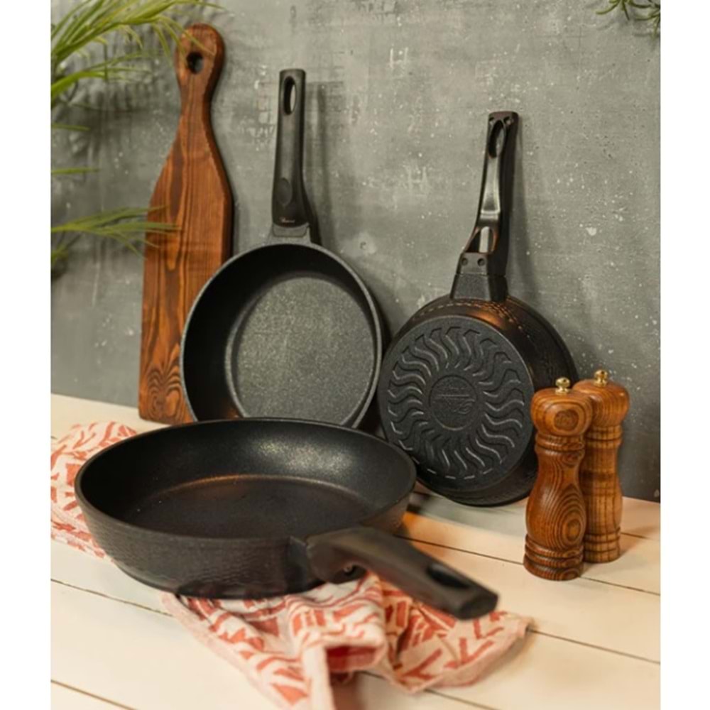 YAĞ TAVA 3LÜ SET (20.24.28) DİAMOND -BRİONİ