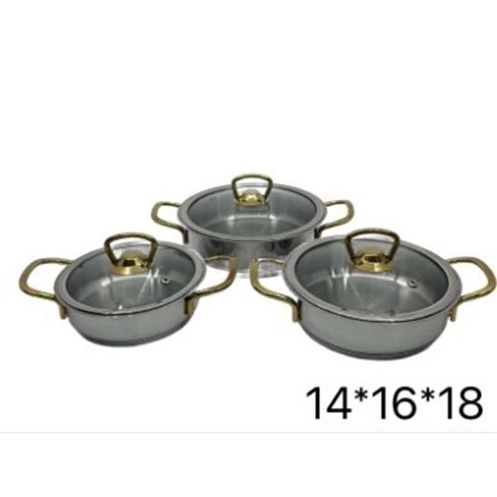 OMLET SET 14.16.18 ( GOLD ) - BARON