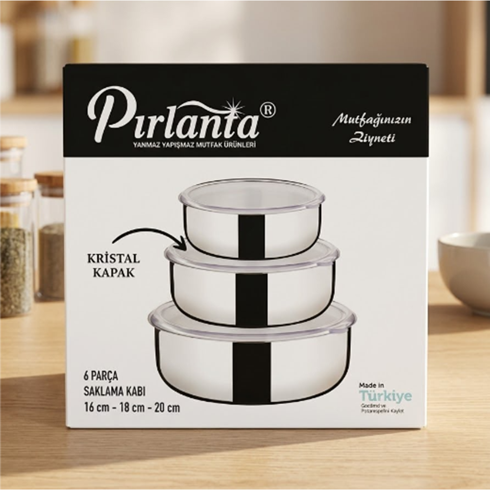 SAKLAMA KABI 3LÜ ÇLK. 16/18/20 -PIRLANTA