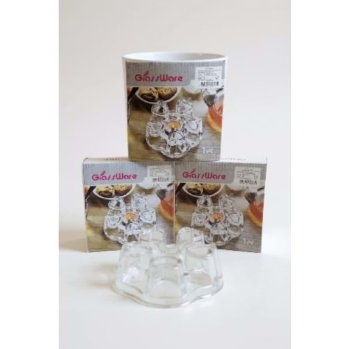 27 -CAM MUM ISITICI 5AYAKLI KALP ŞEKİLLİ -ALEV