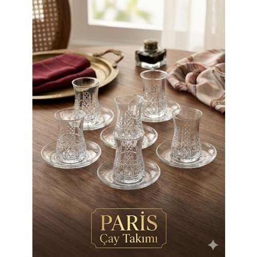 ÇAY SET 12 PRÇ PARİS SADE -CANBA