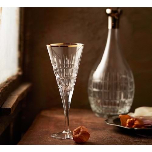 KRİSTAL 61 PRÇ. GOLD DEKOR MELİSA -CANBA