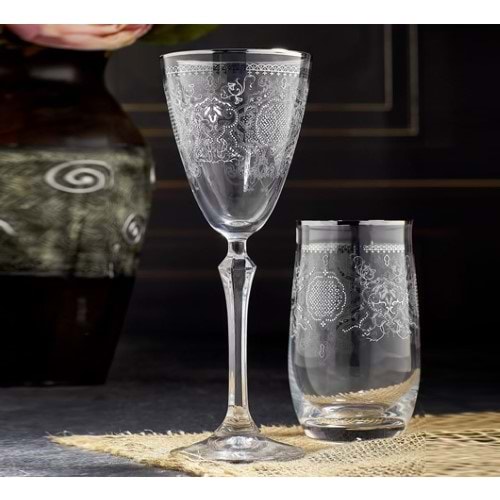 KRİSTAL 61 PRÇ. MİNEL PLATİN -CANBA