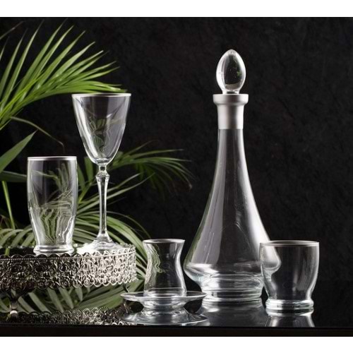 KRİSTAL 61 PRÇ. YALIN PLATİN -CANBA