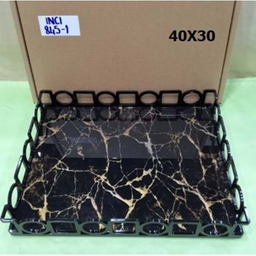 845.1 -AKRLK.DEKOR TEPSİ BARLAS -İNCİ