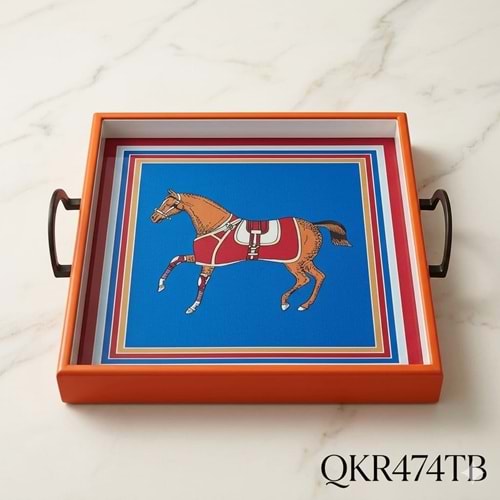 QKR474.TB -TEPSİ ATLI QUENN TURUNCU KARE -DVD